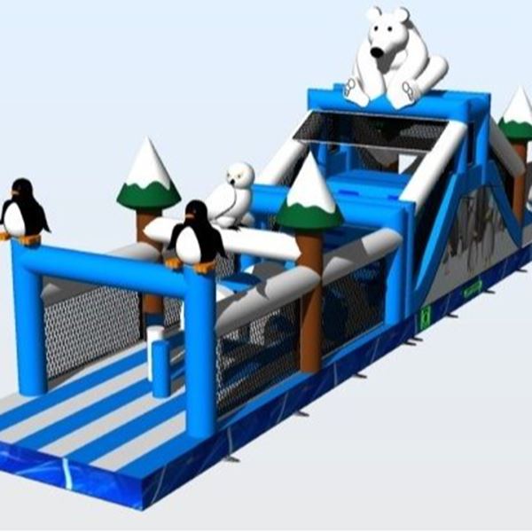 Stormbaan Winter Run 17x4m Stormbaan Winter Run 17x4m